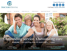 Tablet Screenshot of doctorsdental.com